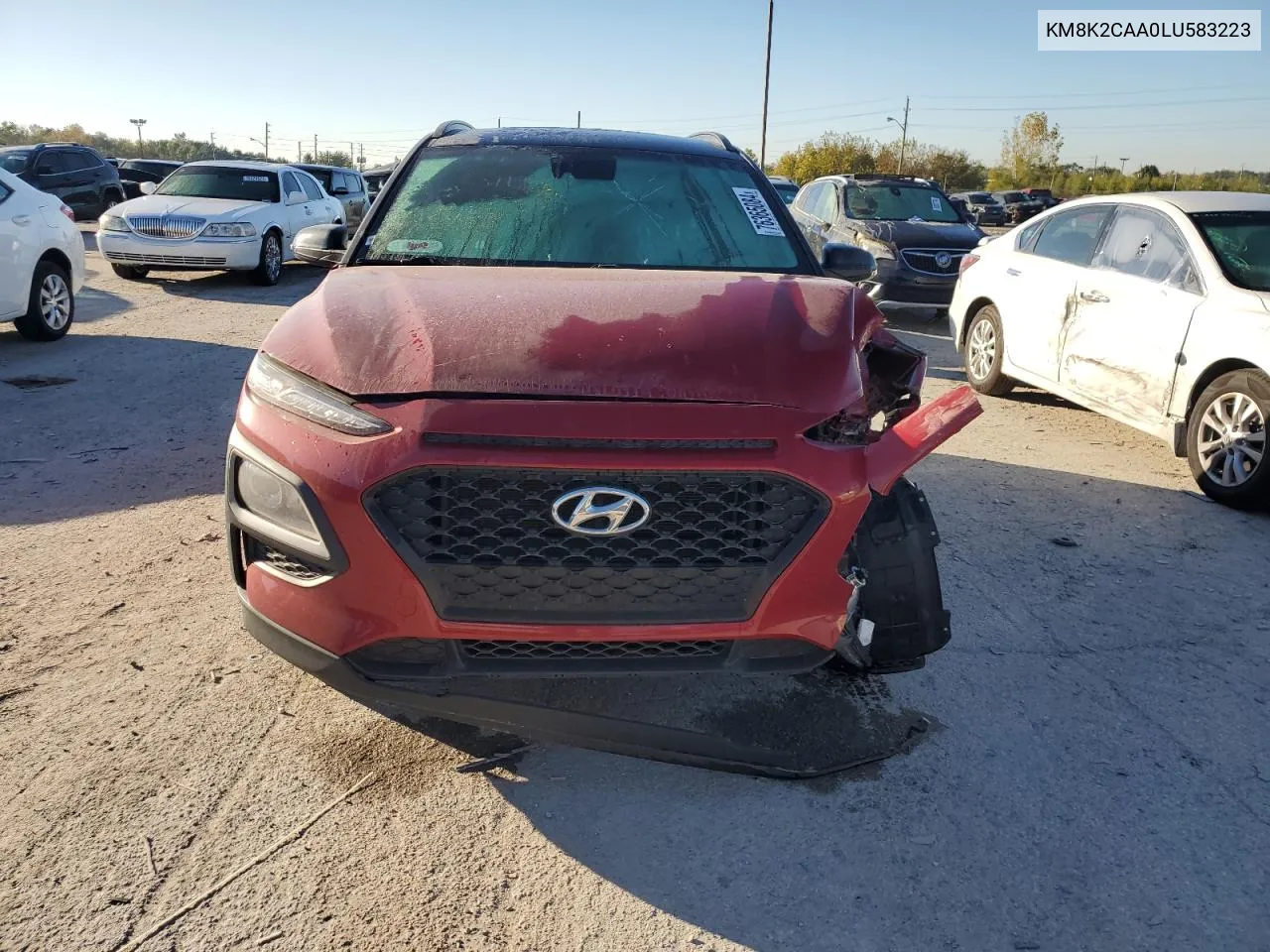 2020 Hyundai Kona Sel VIN: KM8K2CAA0LU583223 Lot: 76365084