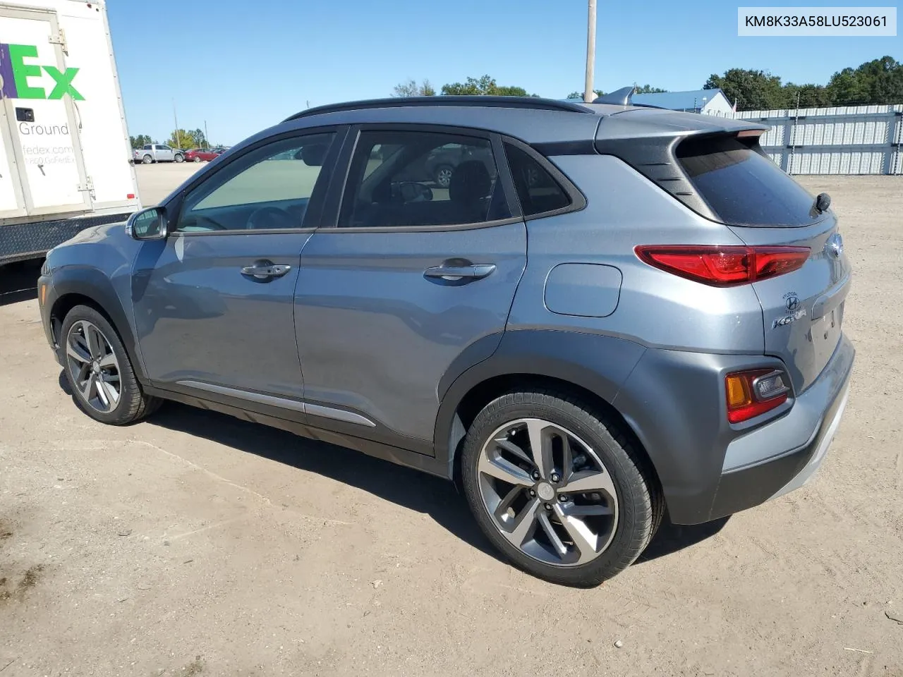 2020 Hyundai Kona Limited VIN: KM8K33A58LU523061 Lot: 76469134