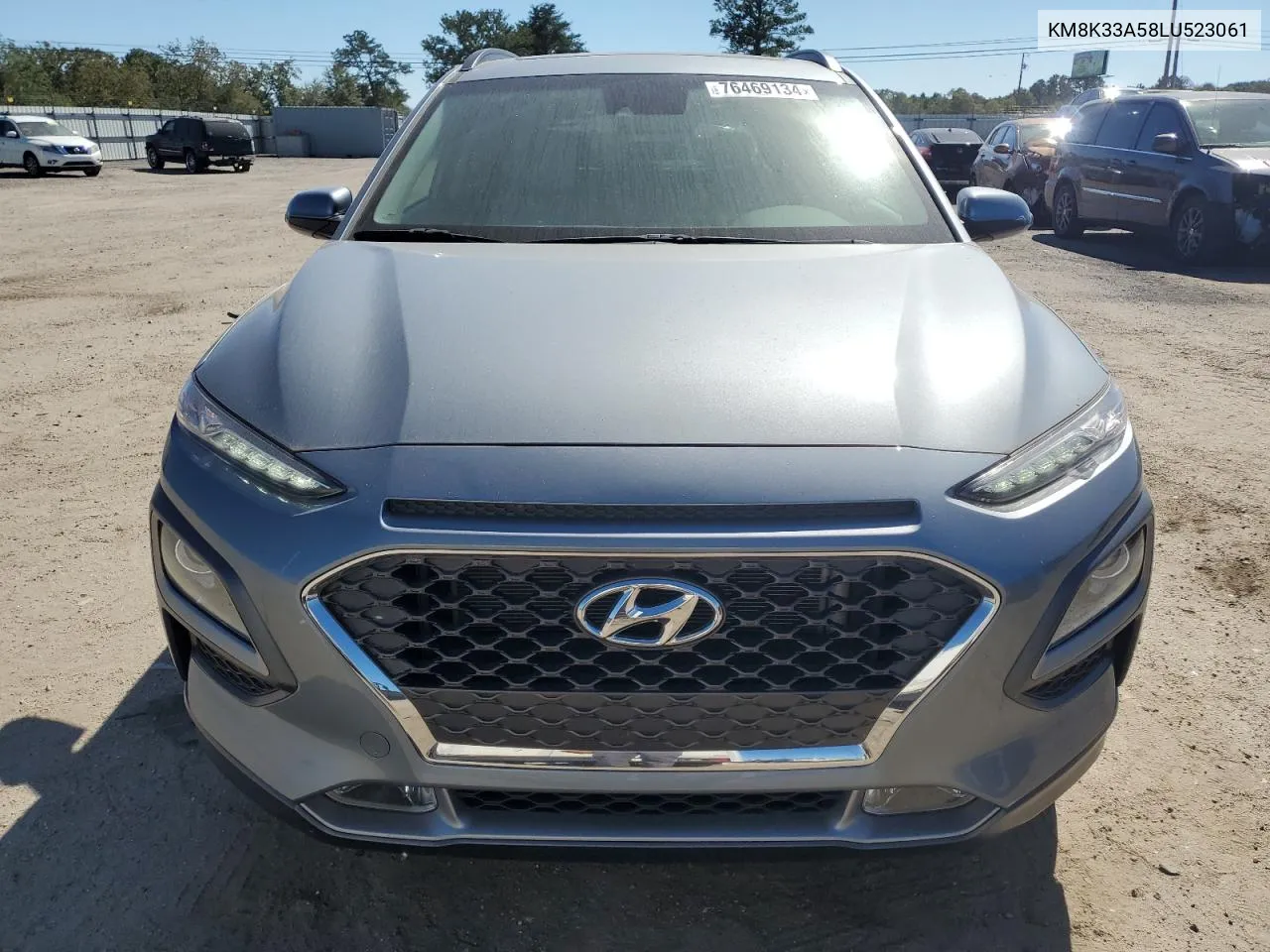 2020 Hyundai Kona Limited VIN: KM8K33A58LU523061 Lot: 76469134