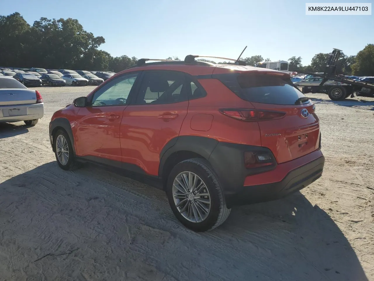 2020 Hyundai Kona Sel VIN: KM8K22AA9LU447103 Lot: 76878704