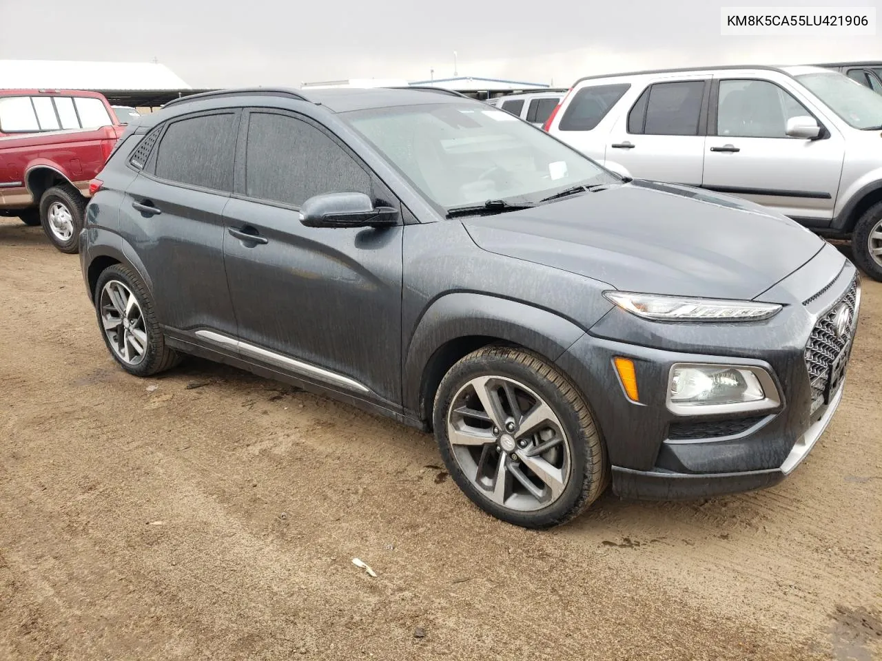 2020 Hyundai Kona Ultimate VIN: KM8K5CA55LU421906 Lot: 77202324