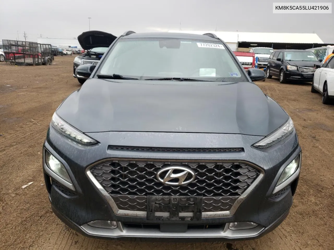 2020 Hyundai Kona Ultimate VIN: KM8K5CA55LU421906 Lot: 77202324