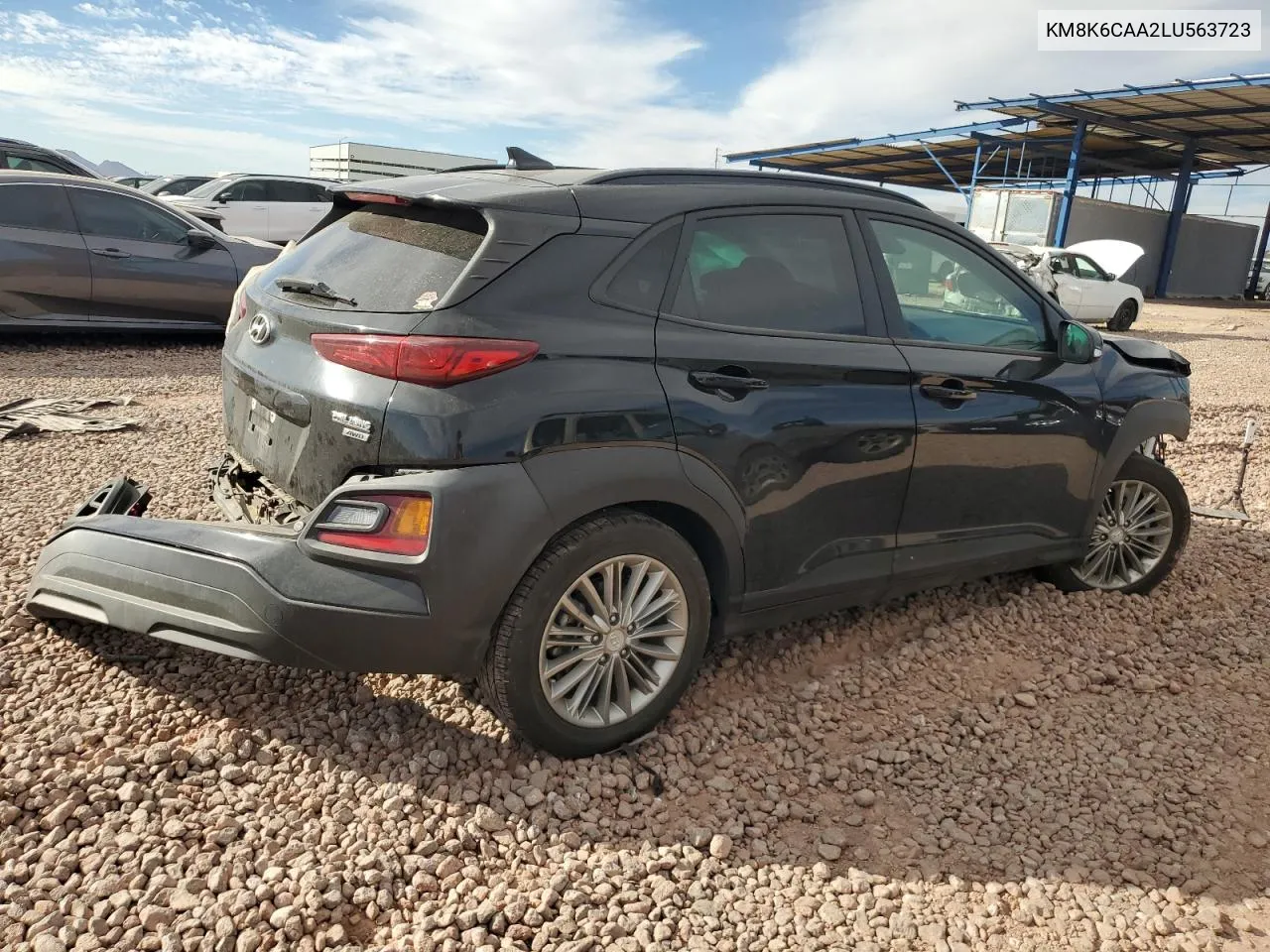 2020 Hyundai Kona Sel Plus VIN: KM8K6CAA2LU563723 Lot: 77219454