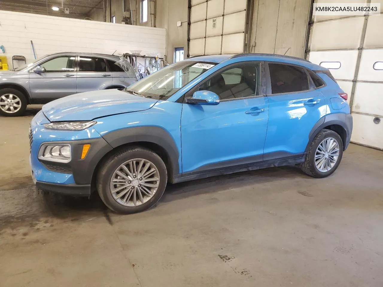 2020 Hyundai Kona Sel VIN: KM8K2CAA5LU482243 Lot: 77389114