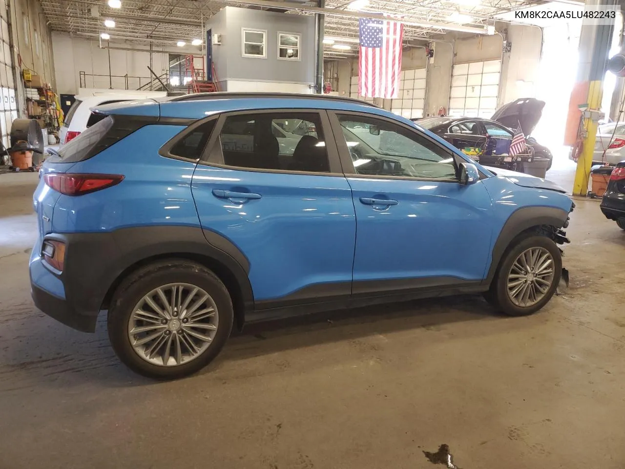 2020 Hyundai Kona Sel VIN: KM8K2CAA5LU482243 Lot: 77389114