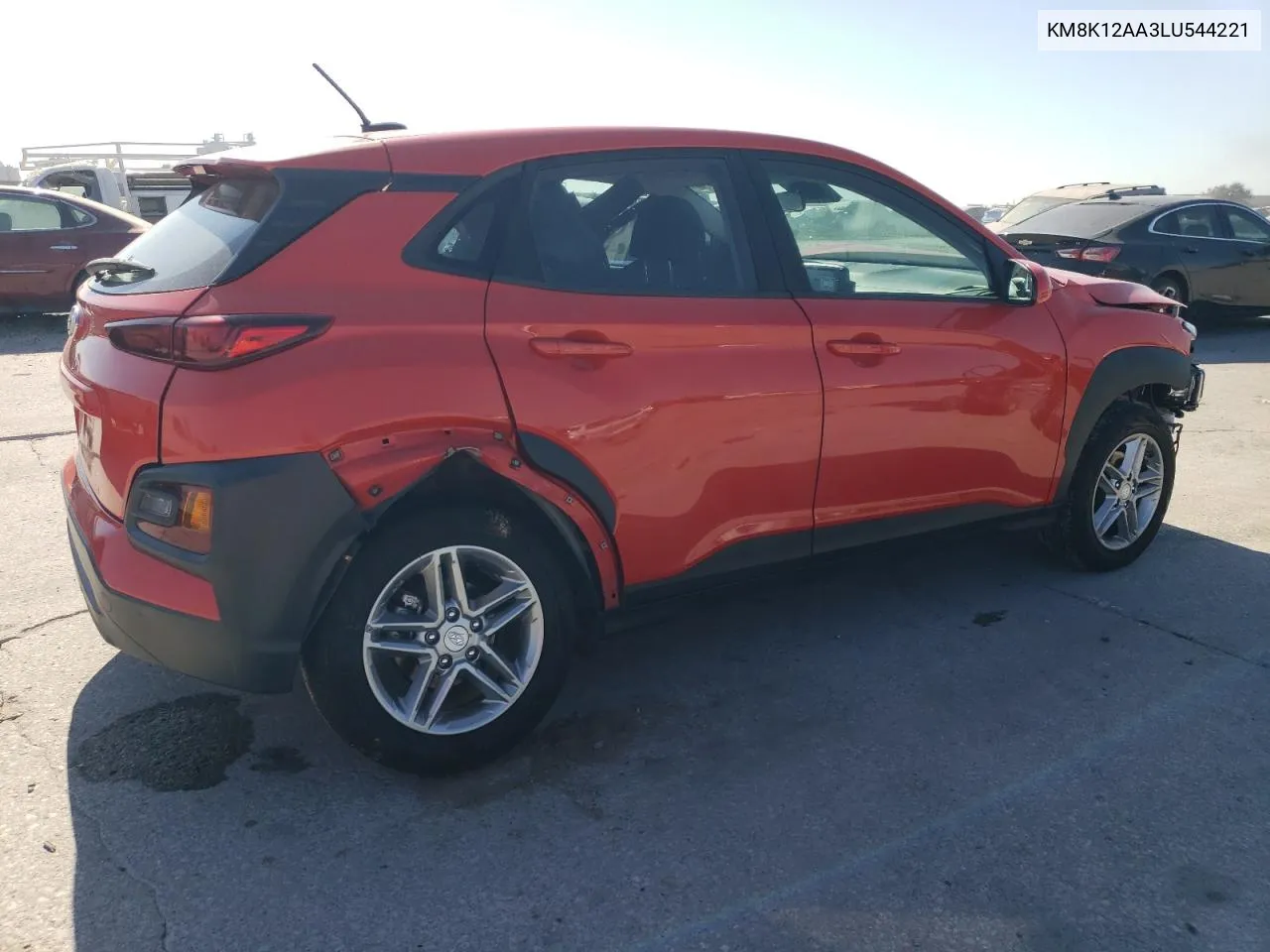 2020 Hyundai Kona Se VIN: KM8K12AA3LU544221 Lot: 77560454