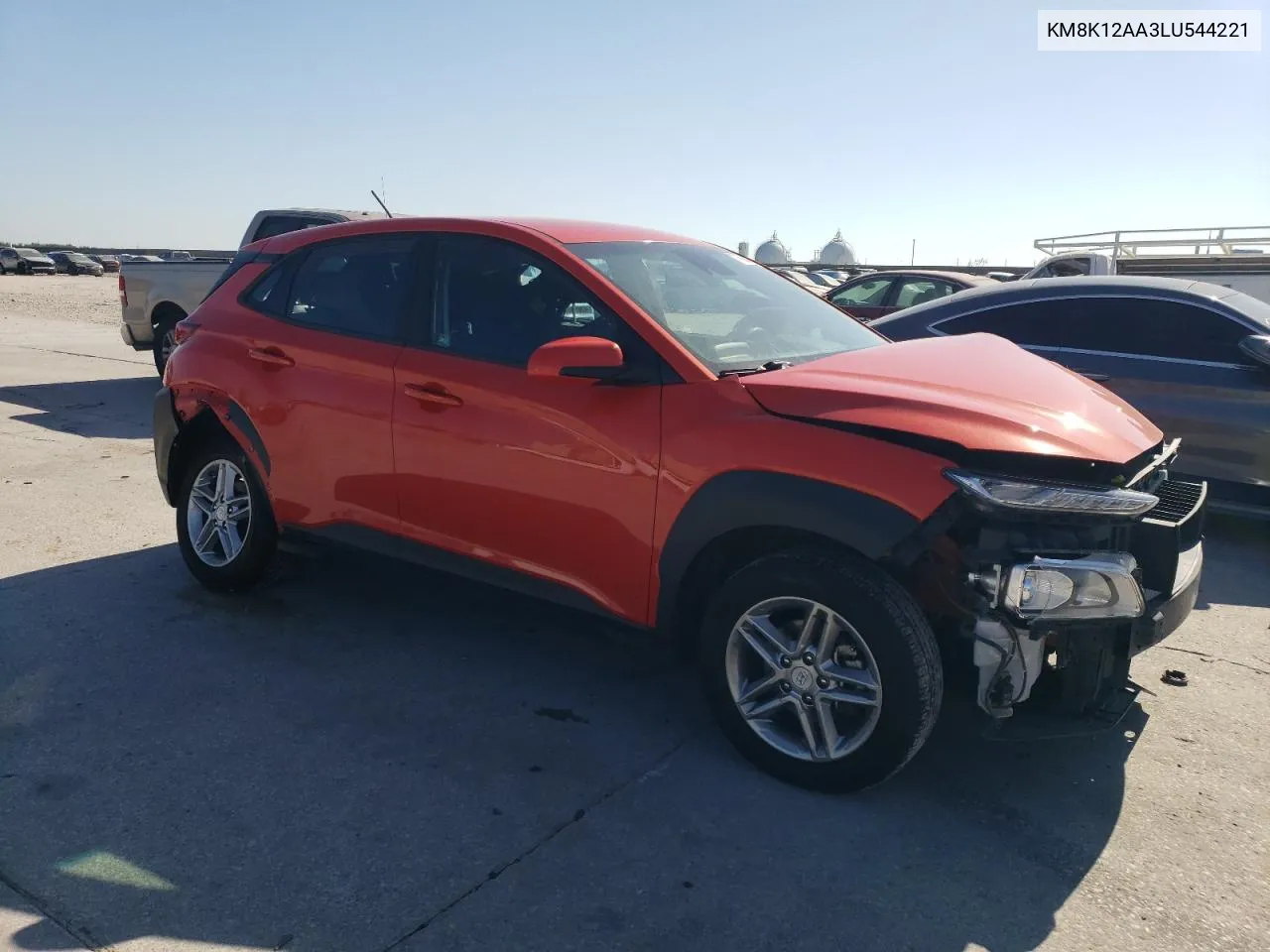 2020 Hyundai Kona Se VIN: KM8K12AA3LU544221 Lot: 77560454