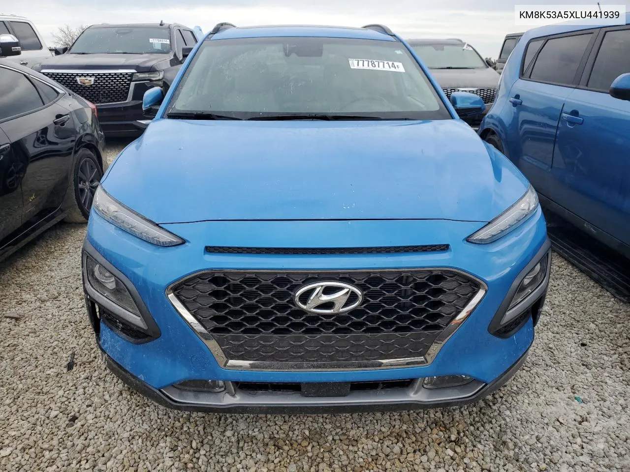 2020 Hyundai Kona Ultimate VIN: KM8K53A5XLU441939 Lot: 77787714