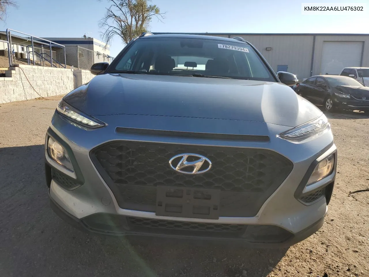 2020 Hyundai Kona Sel VIN: KM8K22AA6LU476302 Lot: 78279394