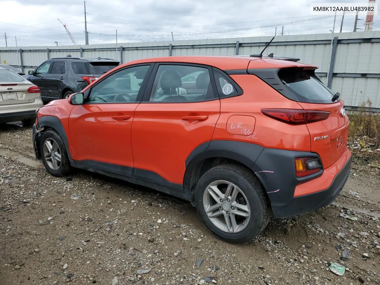 2020 Hyundai Kona Se VIN: KM8K12AA8LU483982 Lot: 78486934