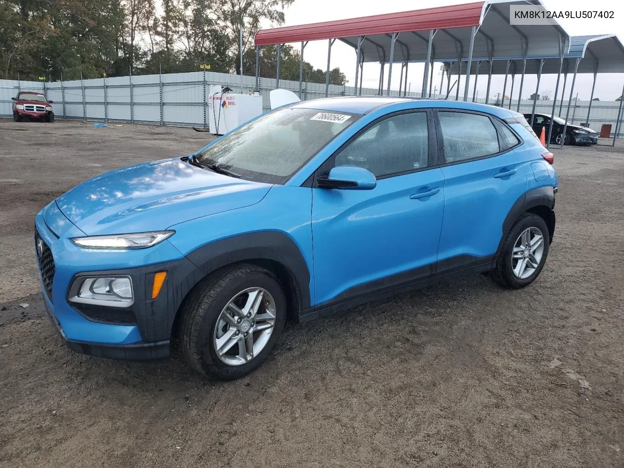 2020 Hyundai Kona Se VIN: KM8K12AA9LU507402 Lot: 78600564