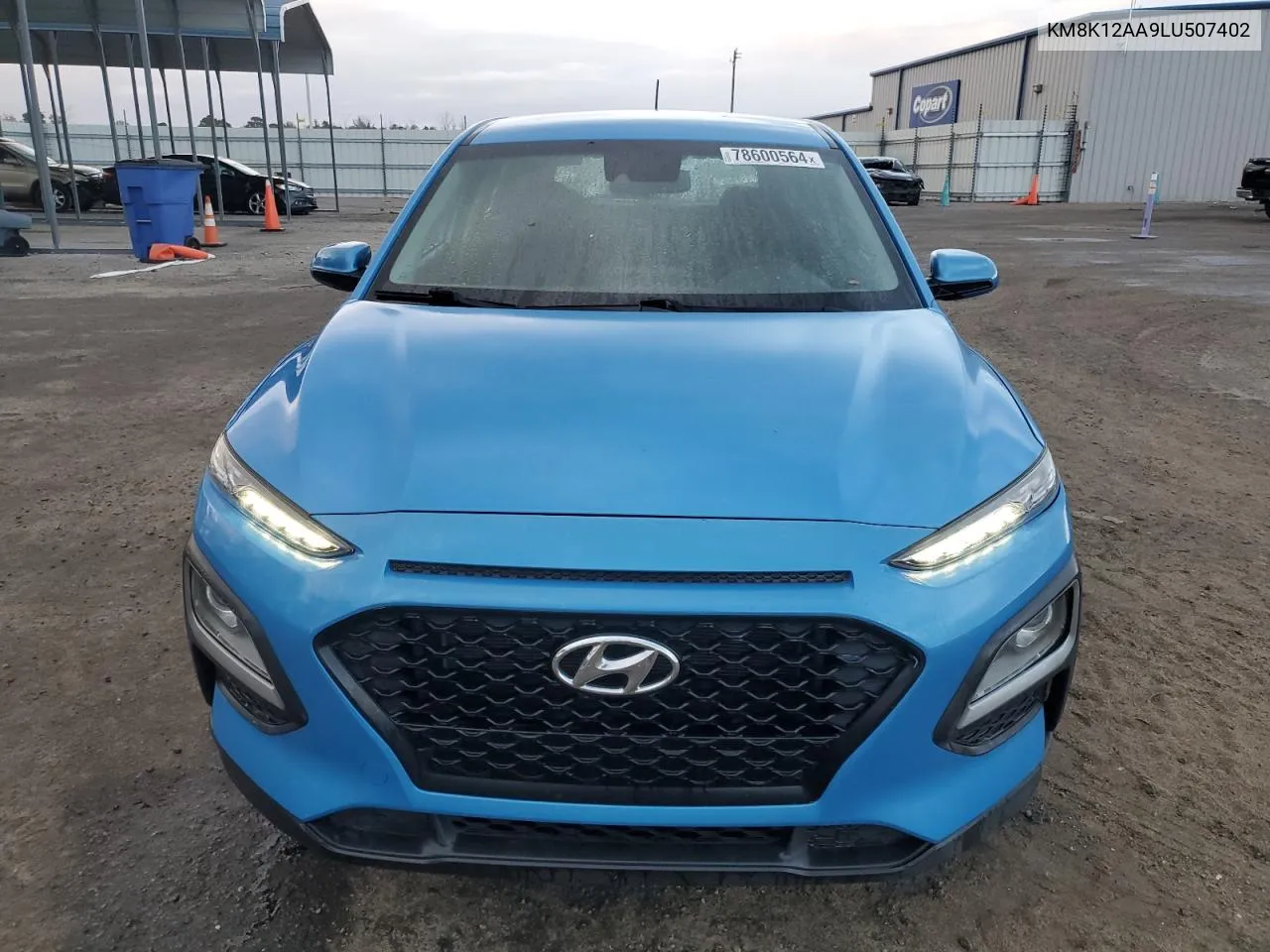 2020 Hyundai Kona Se VIN: KM8K12AA9LU507402 Lot: 78600564