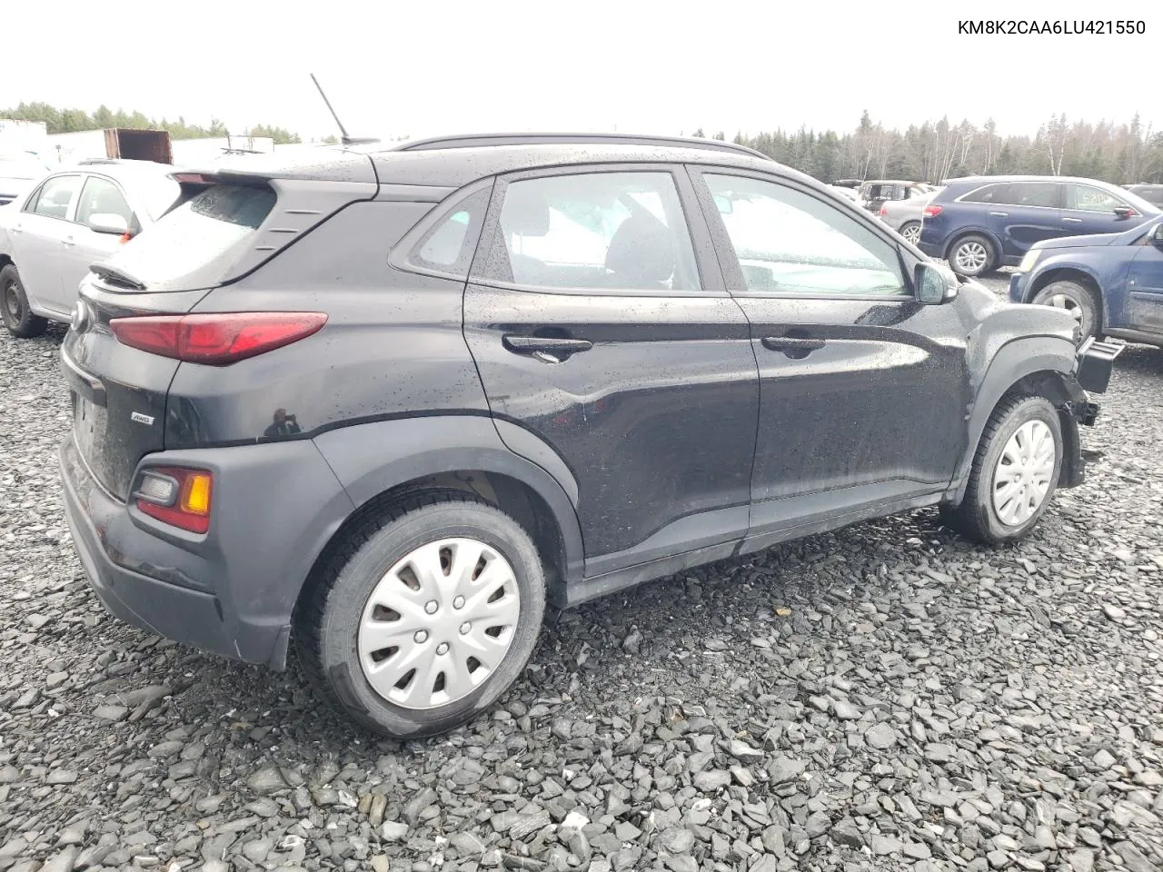 2020 Hyundai Kona Sel VIN: KM8K2CAA6LU421550 Lot: 78824274