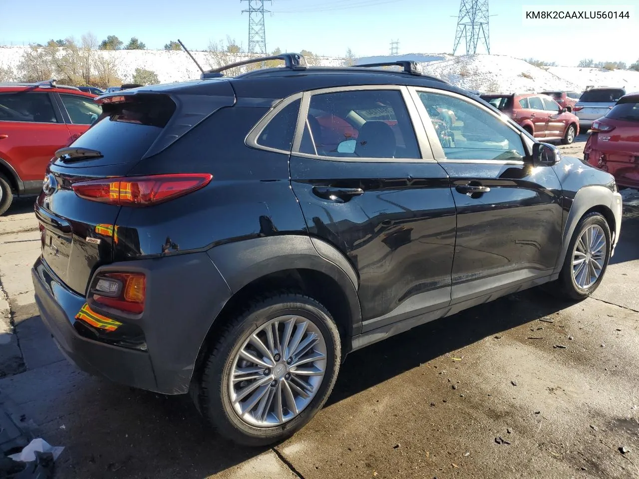 2020 Hyundai Kona Sel VIN: KM8K2CAAXLU560144 Lot: 78947494