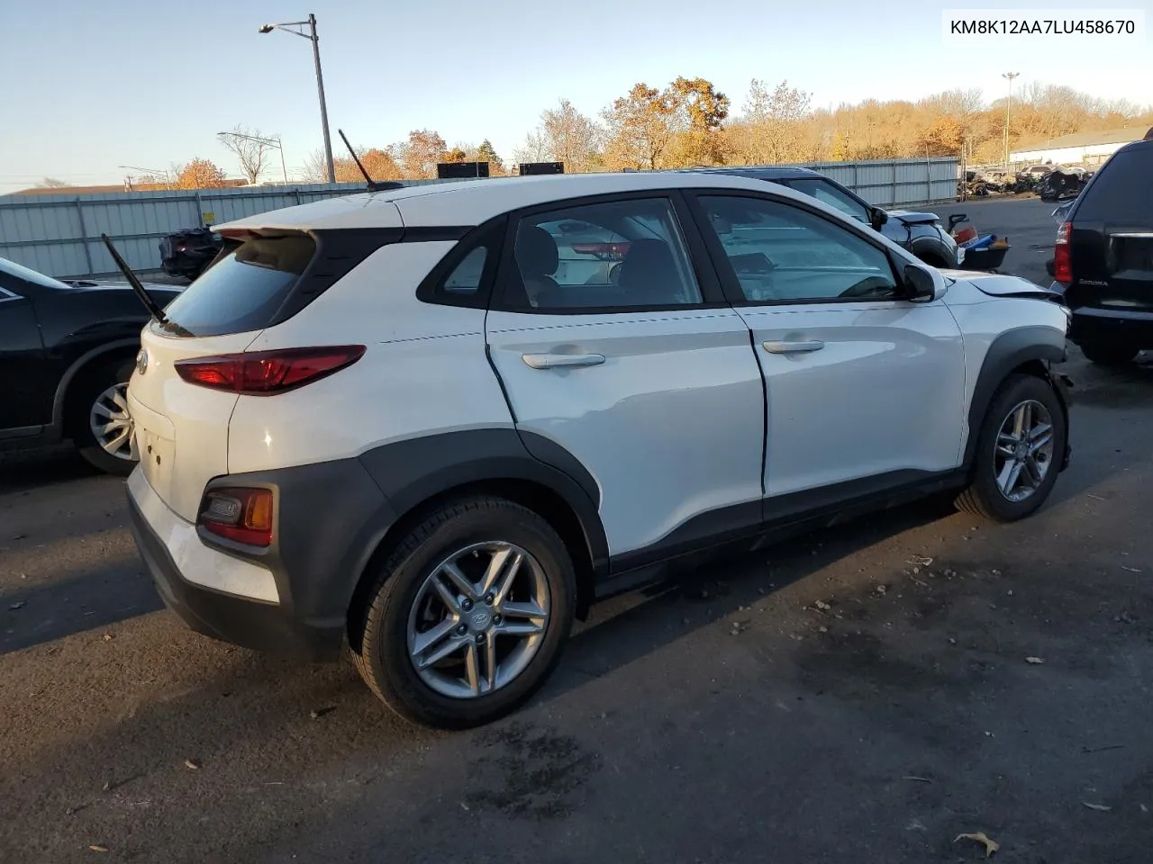 2020 Hyundai Kona Se VIN: KM8K12AA7LU458670 Lot: 79235234