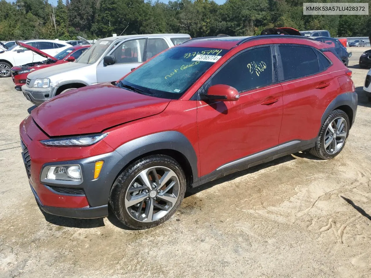 2020 Hyundai Kona Ultimate VIN: KM8K53A57LU428372 Lot: 79446314