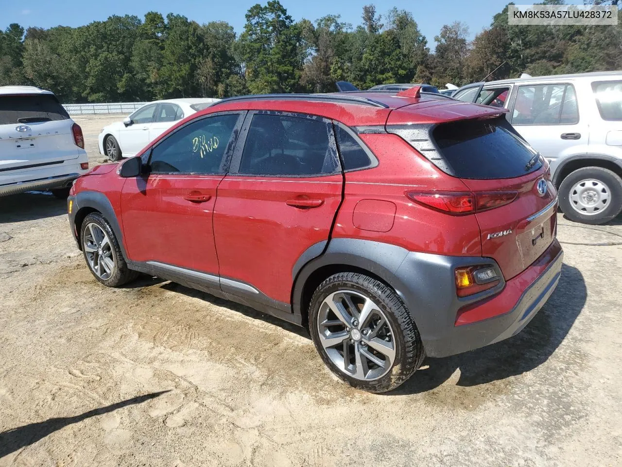 2020 Hyundai Kona Ultimate VIN: KM8K53A57LU428372 Lot: 79446314