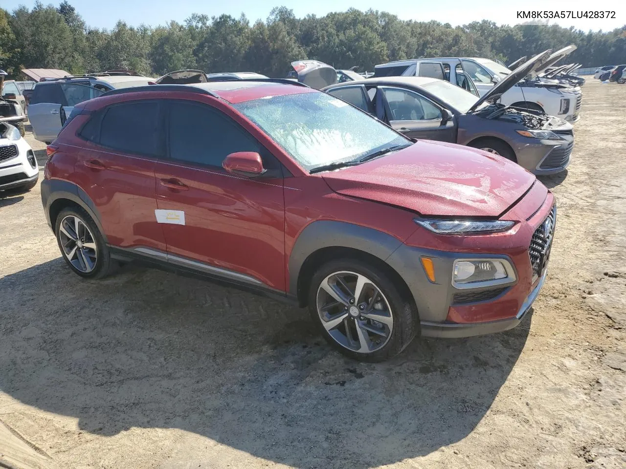 2020 Hyundai Kona Ultimate VIN: KM8K53A57LU428372 Lot: 79446314