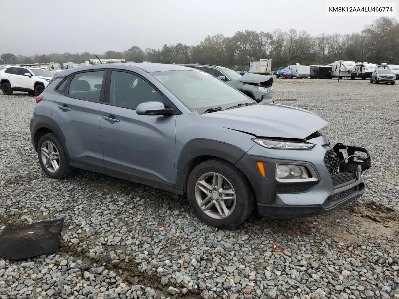 2020 Hyundai Kona Se VIN: KM8K12AA4LU466774 Lot: 79461724