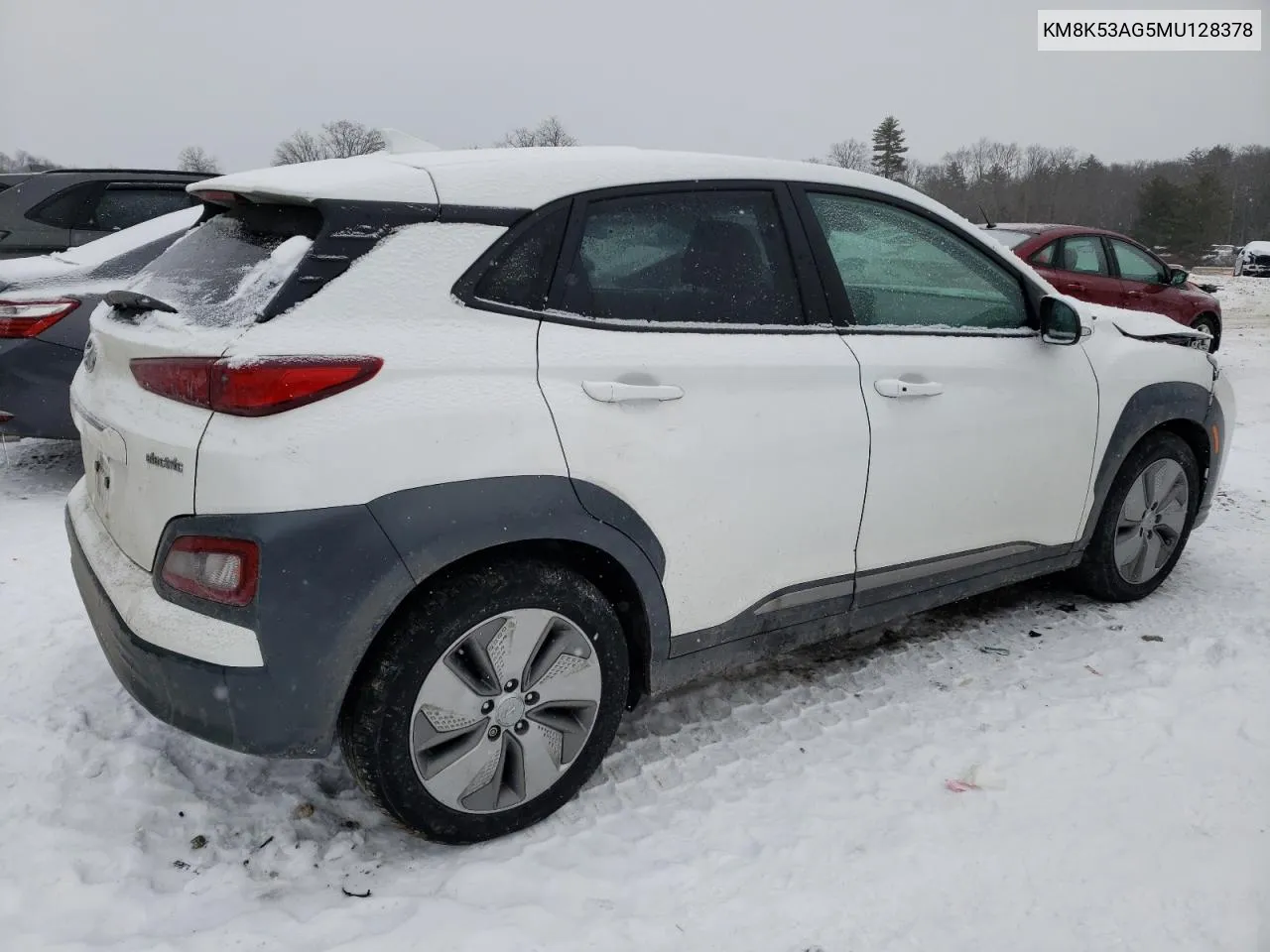 2021 Hyundai Kona Ultimate VIN: KM8K53AG5MU128378 Lot: 39069584