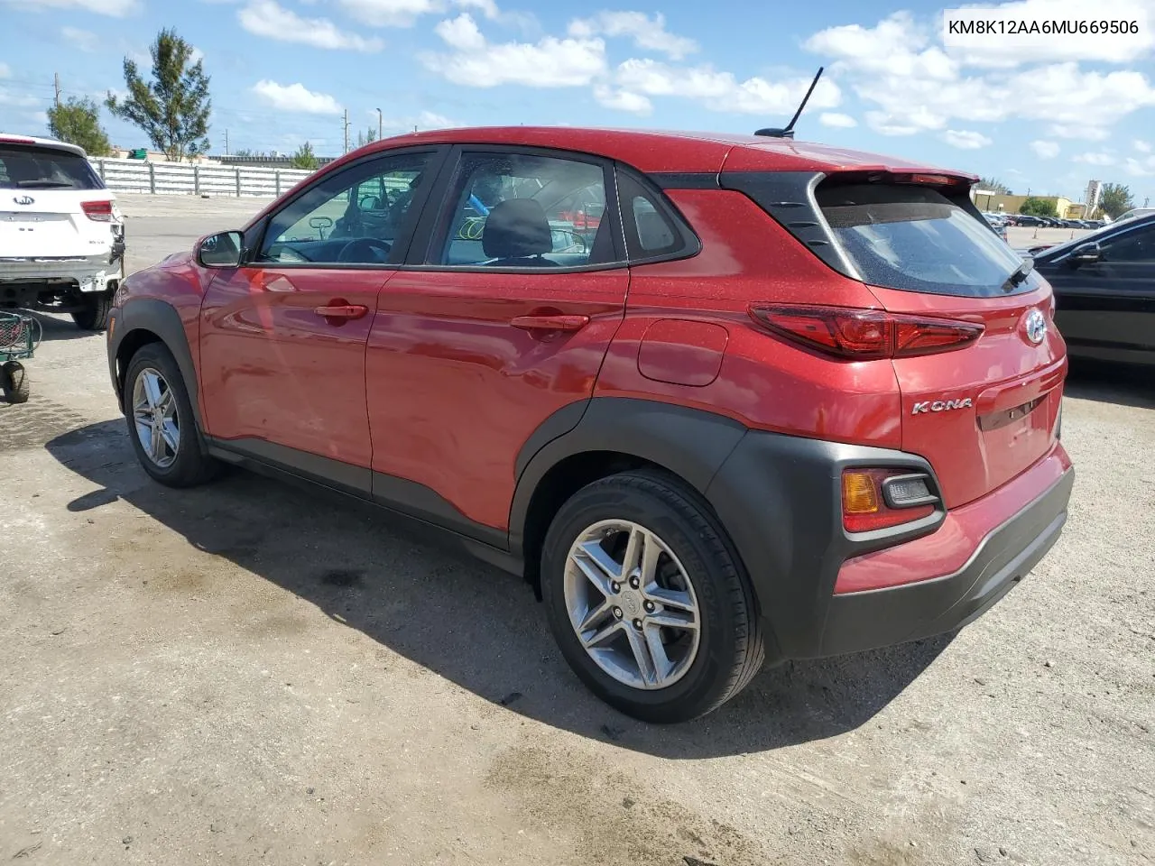 2021 Hyundai Kona Se VIN: KM8K12AA6MU669506 Lot: 51166064