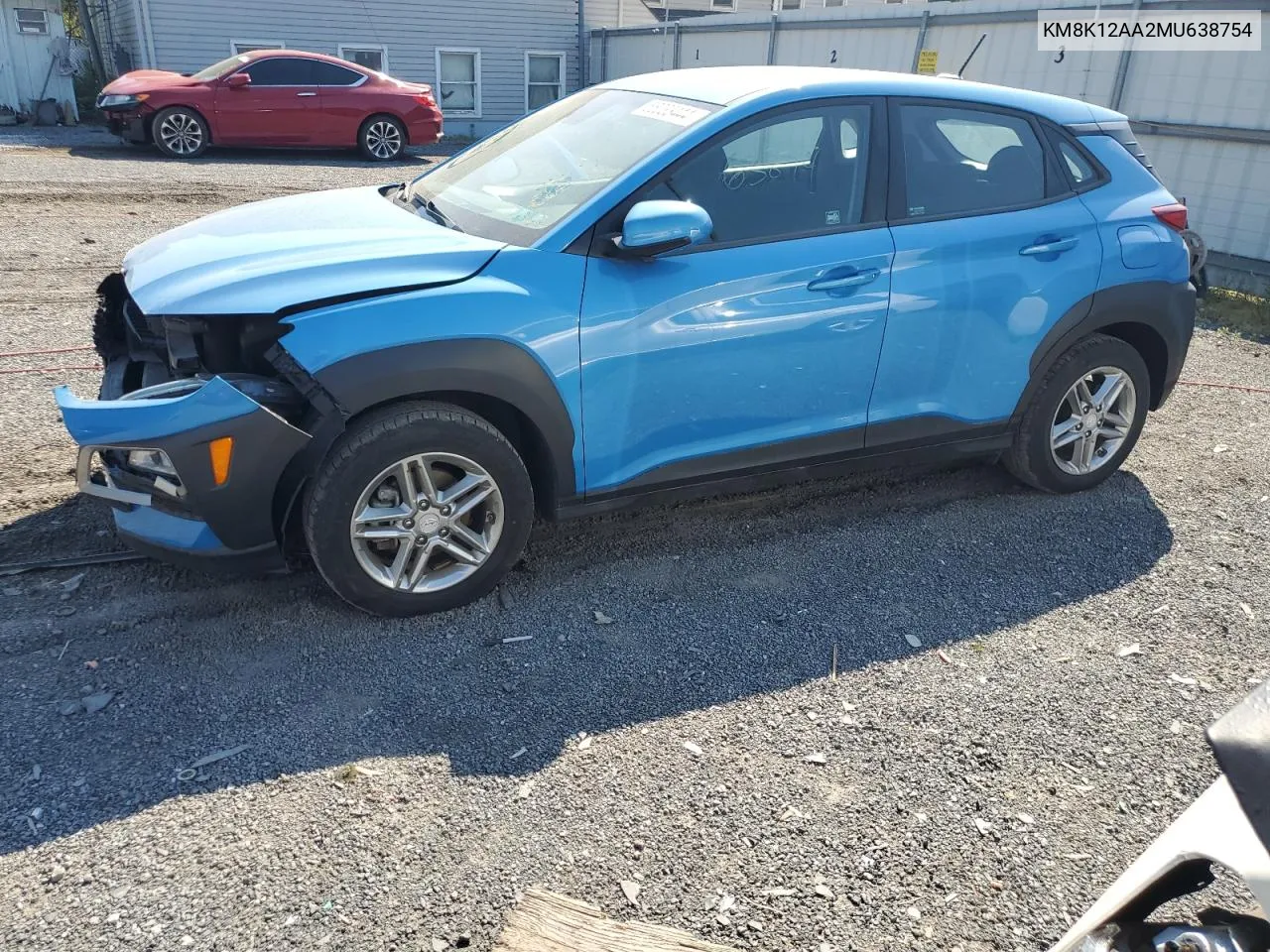 2021 Hyundai Kona Se VIN: KM8K12AA2MU638754 Lot: 56033444