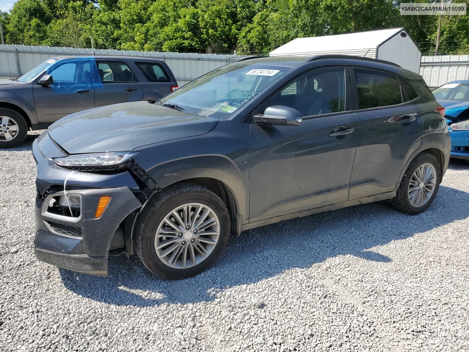 KM8K2CAA9MU615099 2021 Hyundai Kona Sel