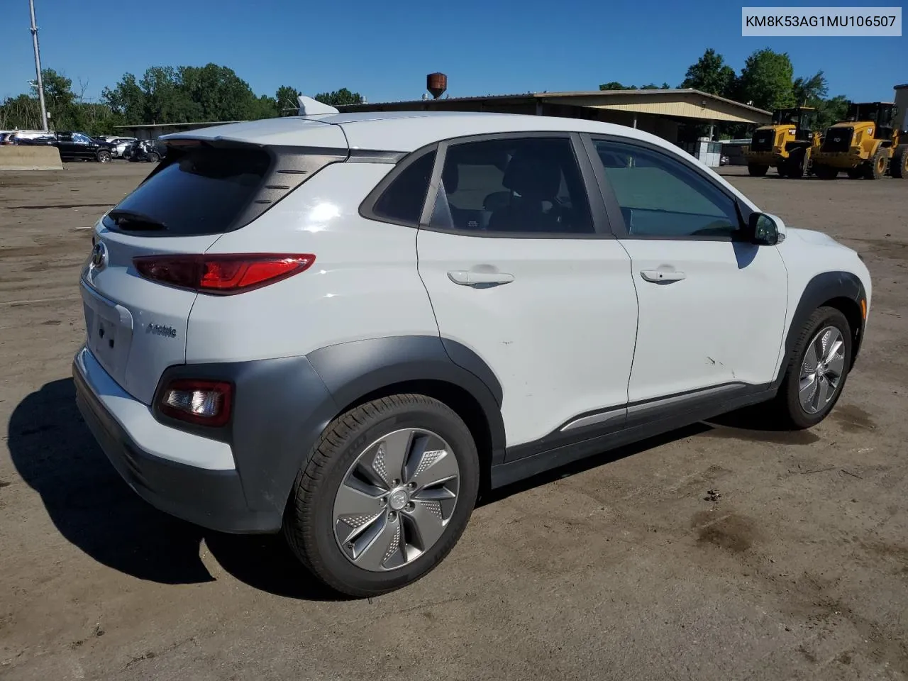 2021 Hyundai Kona Ultimate VIN: KM8K53AG1MU106507 Lot: 59395684