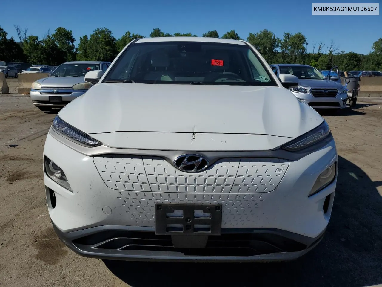 2021 Hyundai Kona Ultimate VIN: KM8K53AG1MU106507 Lot: 59395684