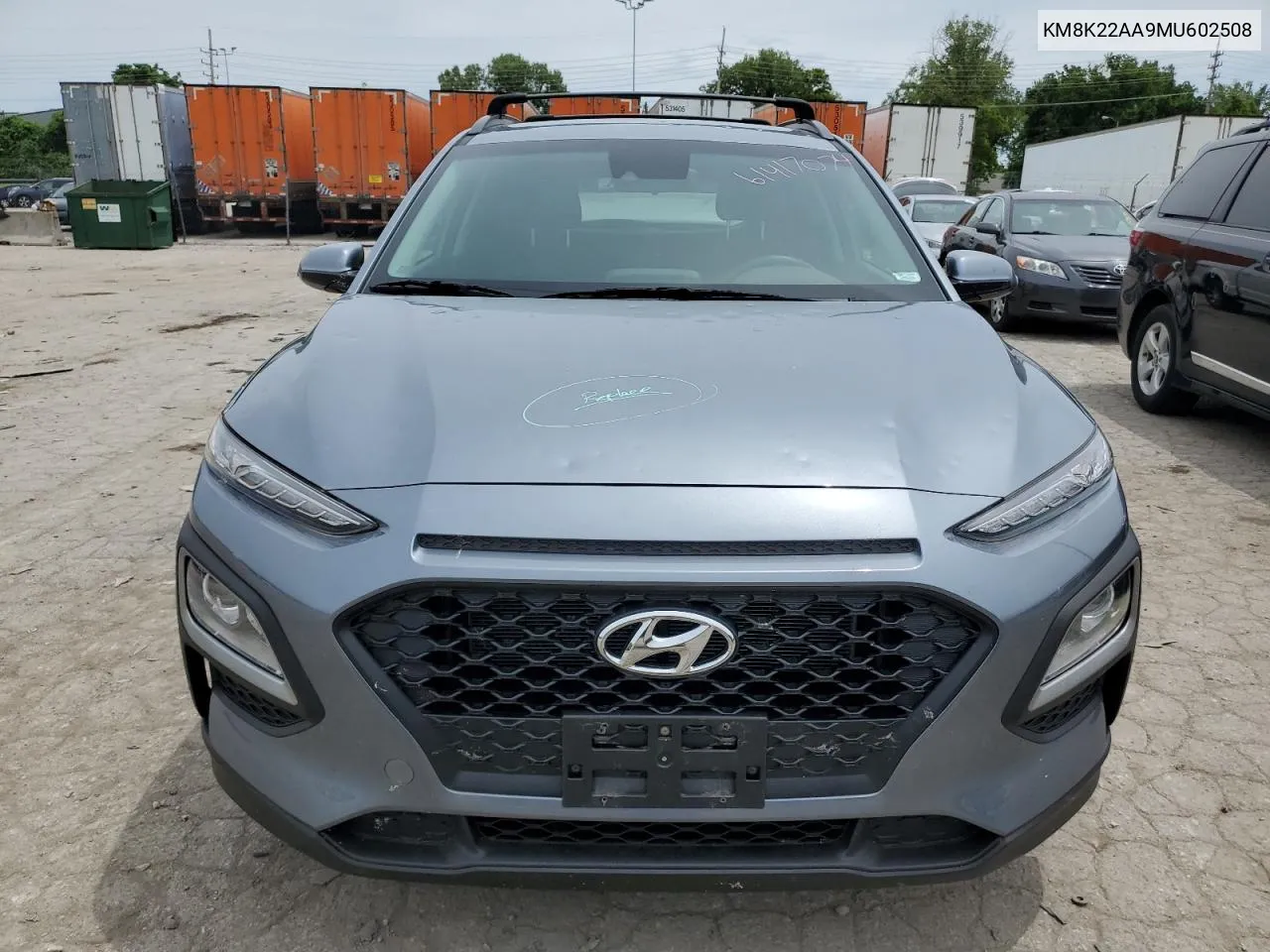 2021 Hyundai Kona Sel VIN: KM8K22AA9MU602508 Lot: 61417074