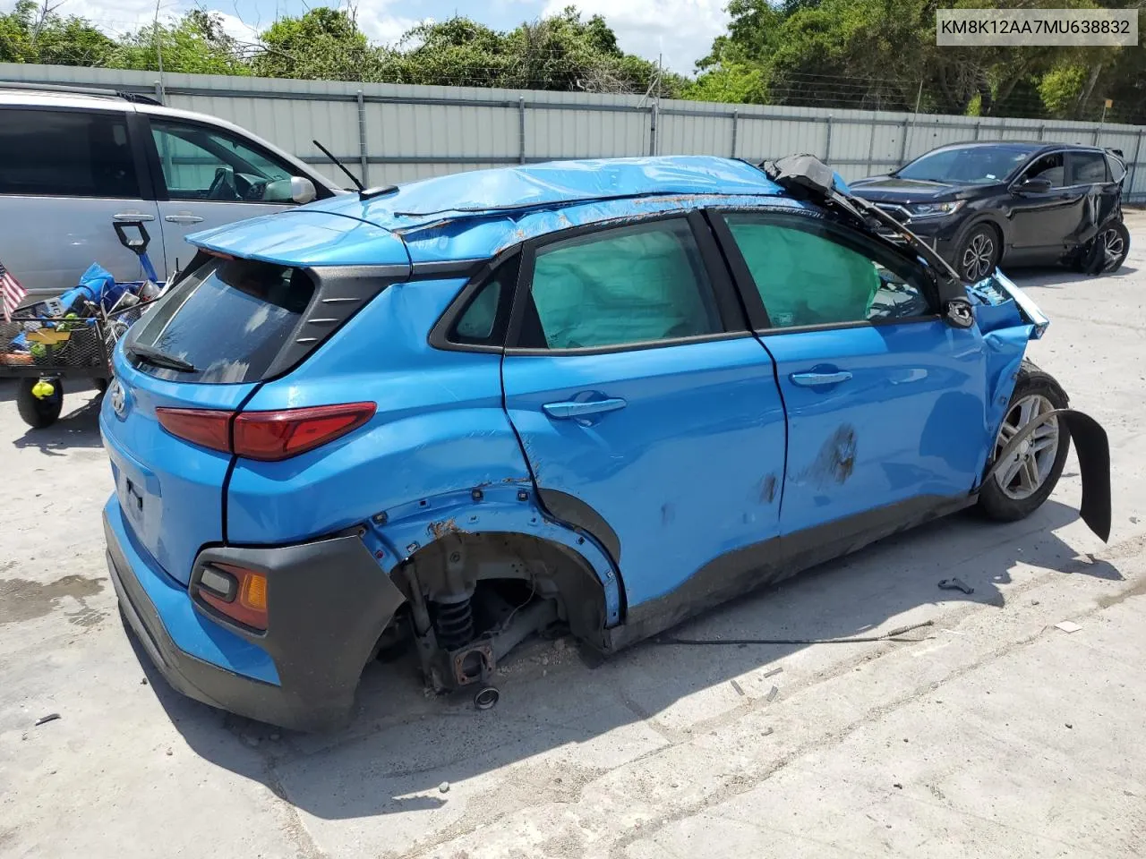 KM8K12AA7MU638832 2021 Hyundai Kona Se