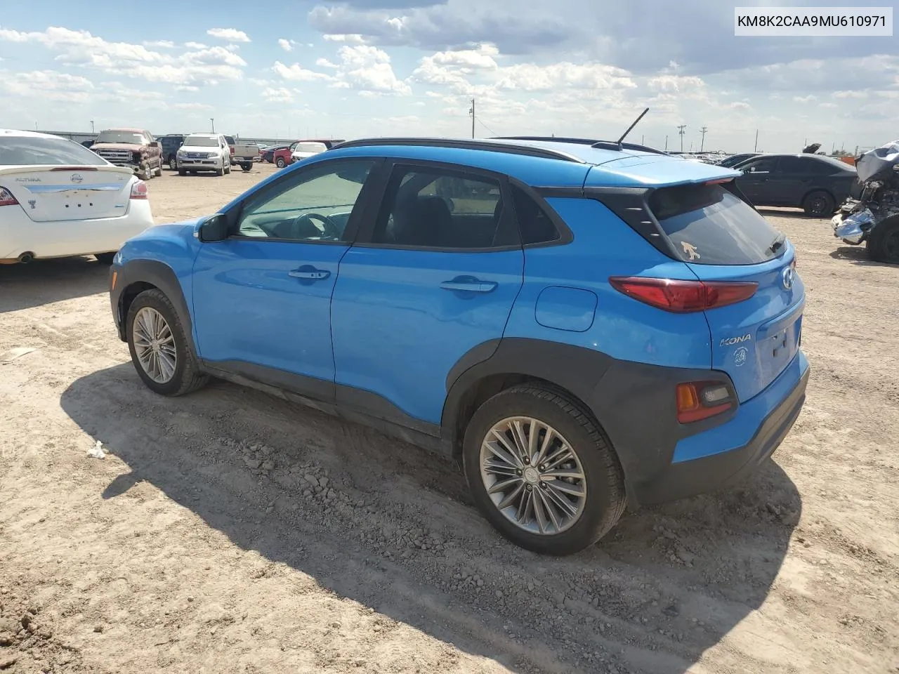 2021 Hyundai Kona Sel VIN: KM8K2CAA9MU610971 Lot: 62547814