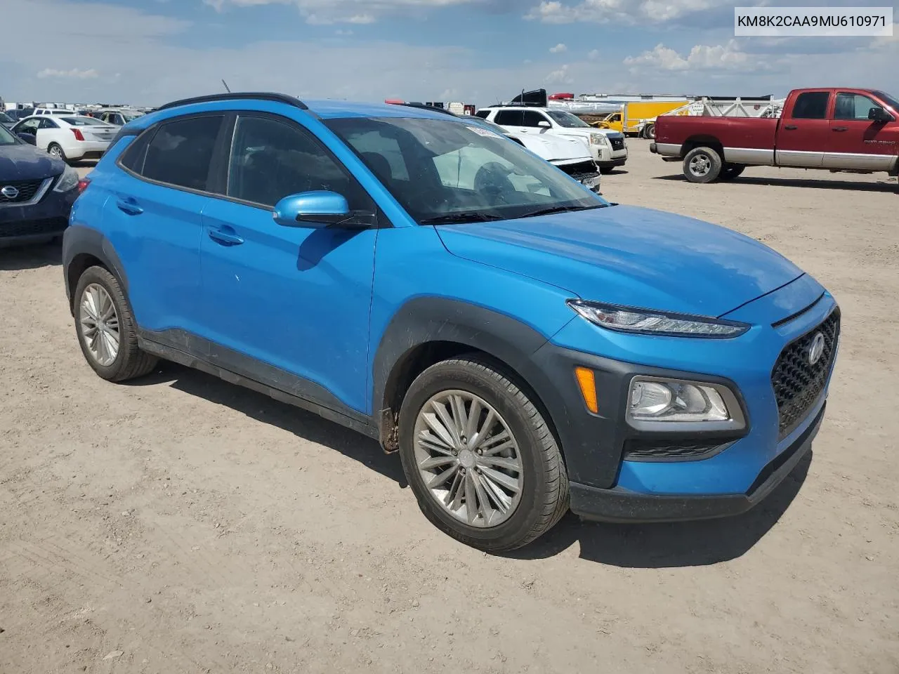 2021 Hyundai Kona Sel VIN: KM8K2CAA9MU610971 Lot: 62547814