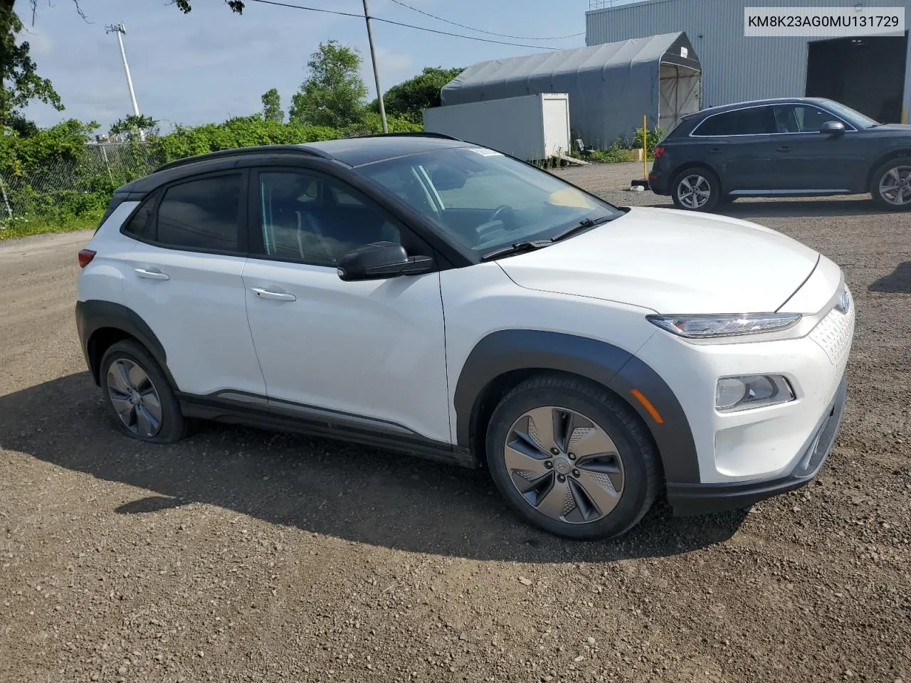 2021 Hyundai Kona Sel VIN: KM8K23AG0MU131729 Lot: 62805134