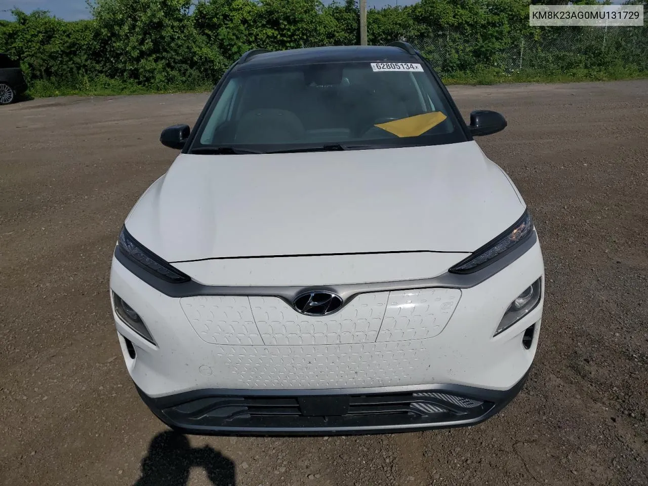 2021 Hyundai Kona Sel VIN: KM8K23AG0MU131729 Lot: 62805134