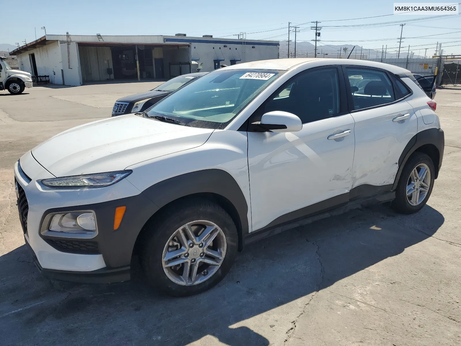 KM8K1CAA3MU664365 2021 Hyundai Kona Se