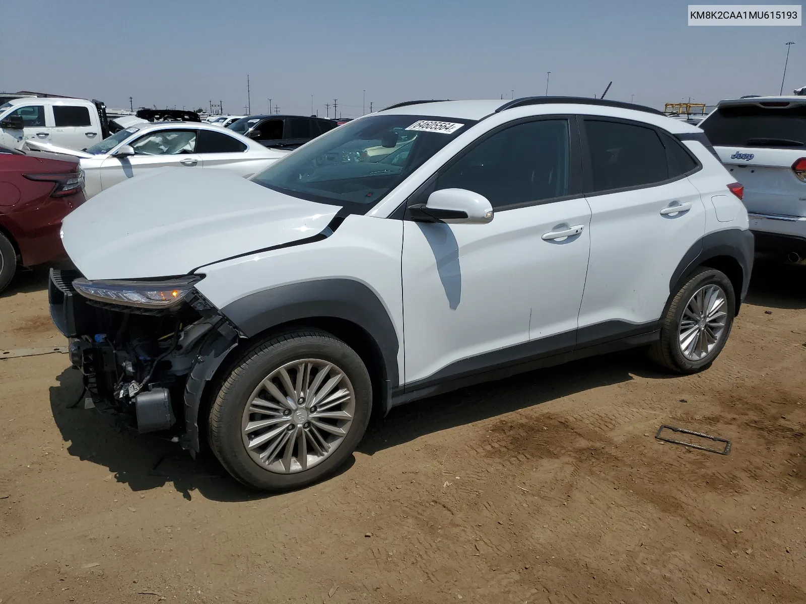 KM8K2CAA1MU615193 2021 Hyundai Kona Sel