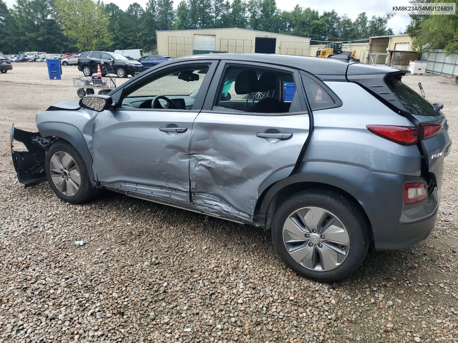 2021 Hyundai Kona Sel VIN: KM8K23AG4MU126839 Lot: 64654024