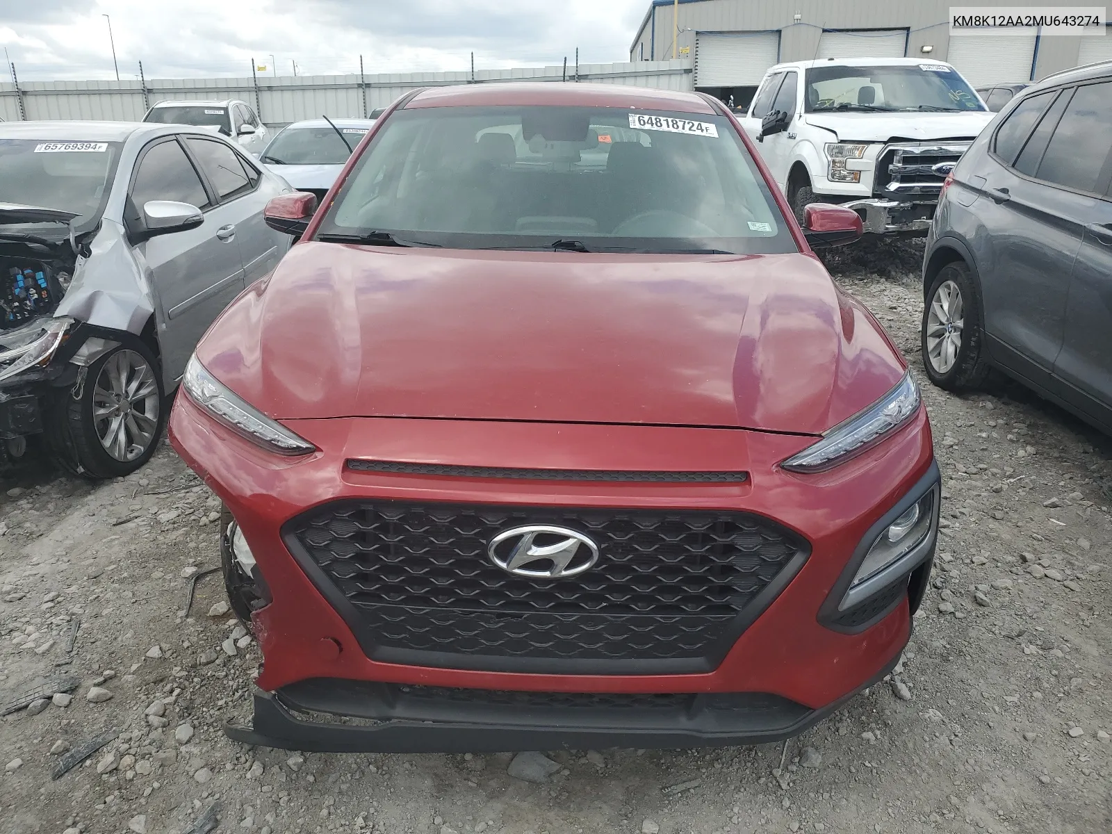 KM8K12AA2MU643274 2021 Hyundai Kona Se