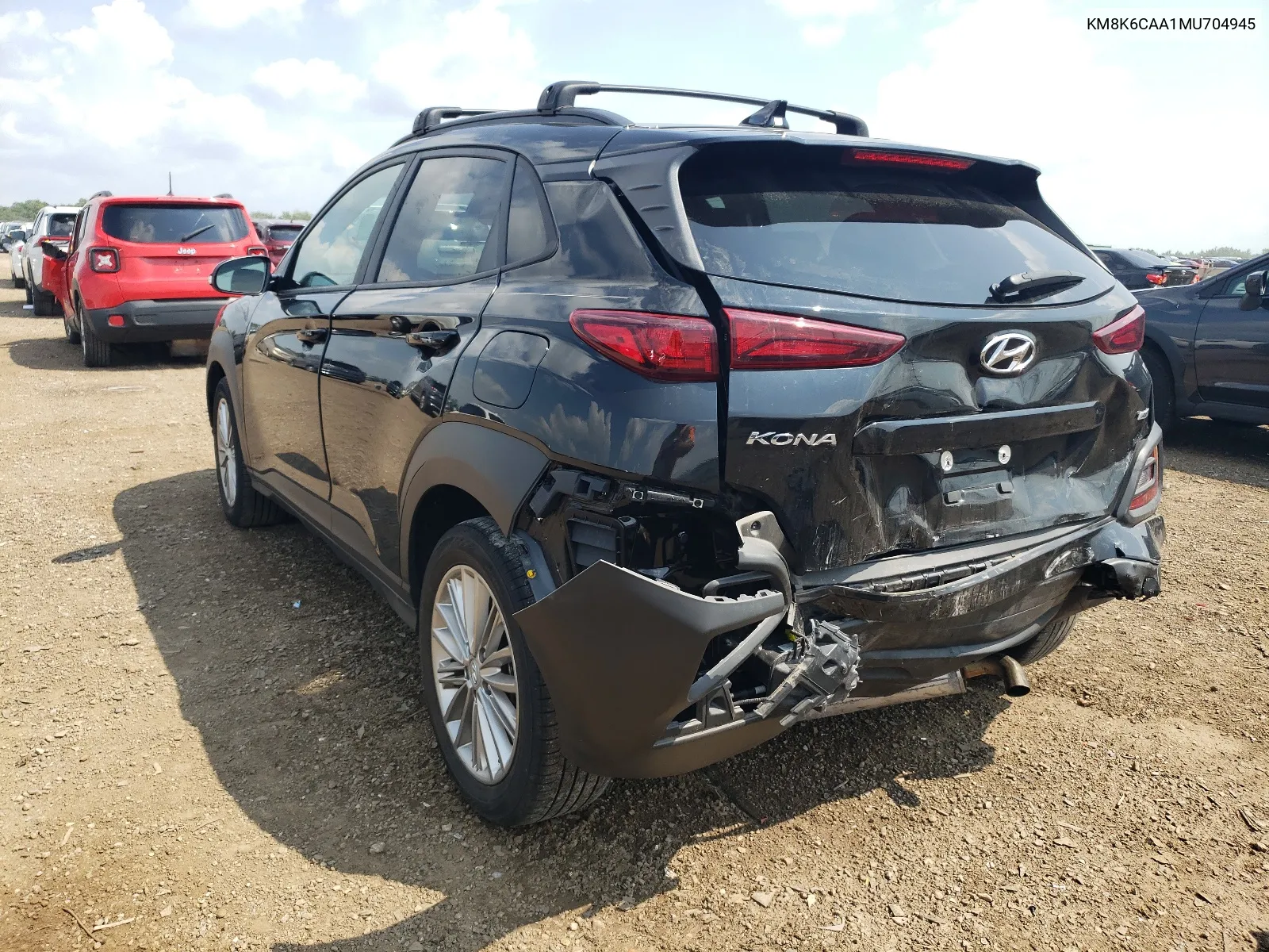 KM8K6CAA1MU704945 2021 Hyundai Kona Sel Plus