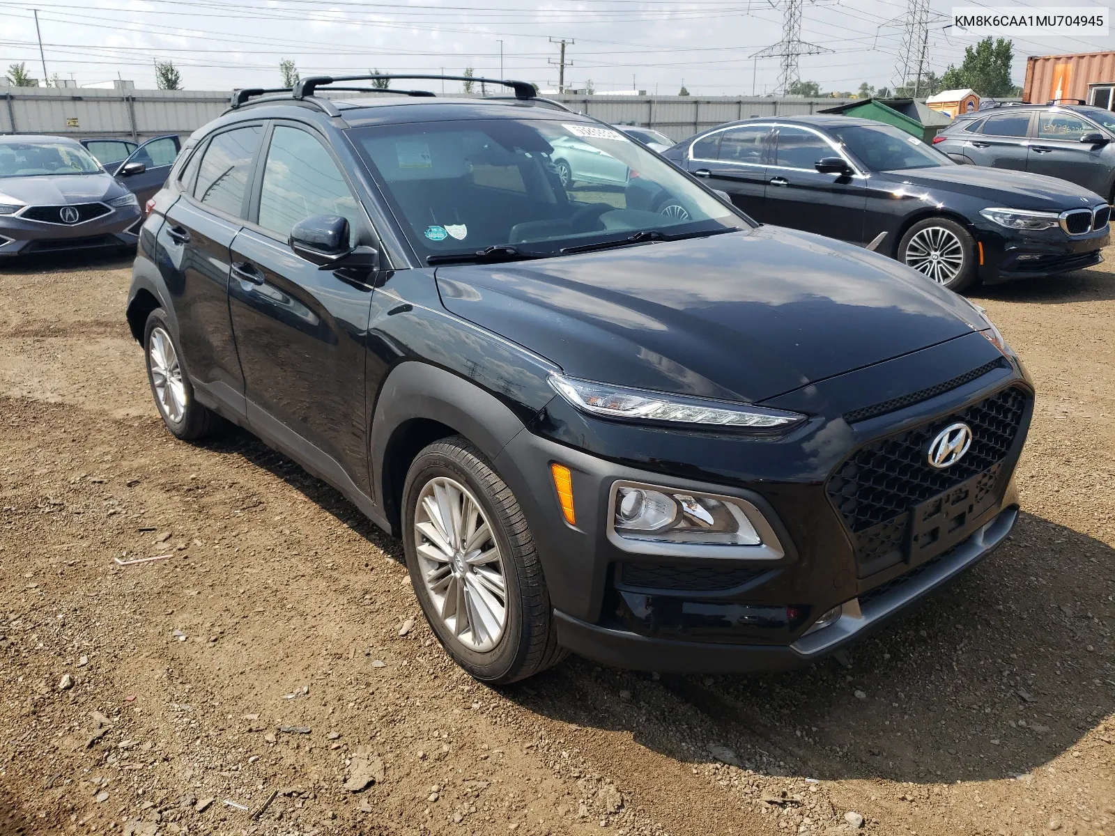 KM8K6CAA1MU704945 2021 Hyundai Kona Sel Plus