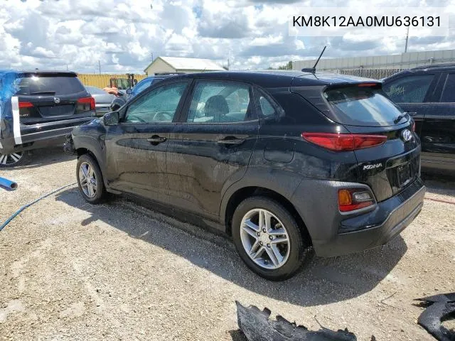 2021 Hyundai Kona Se VIN: KM8K12AA0MU636131 Lot: 66435363