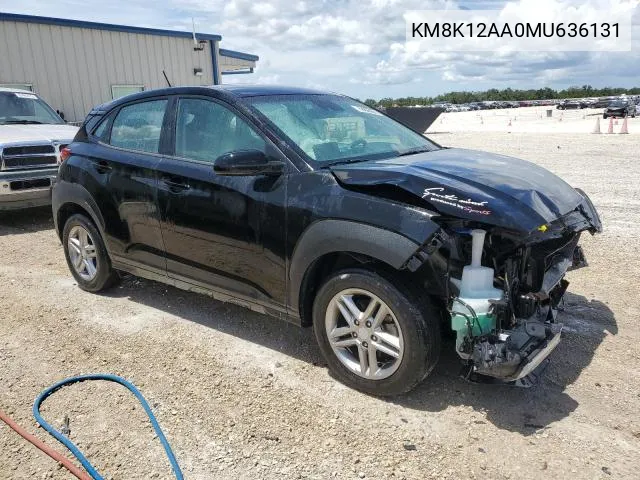 2021 Hyundai Kona Se VIN: KM8K12AA0MU636131 Lot: 66435363