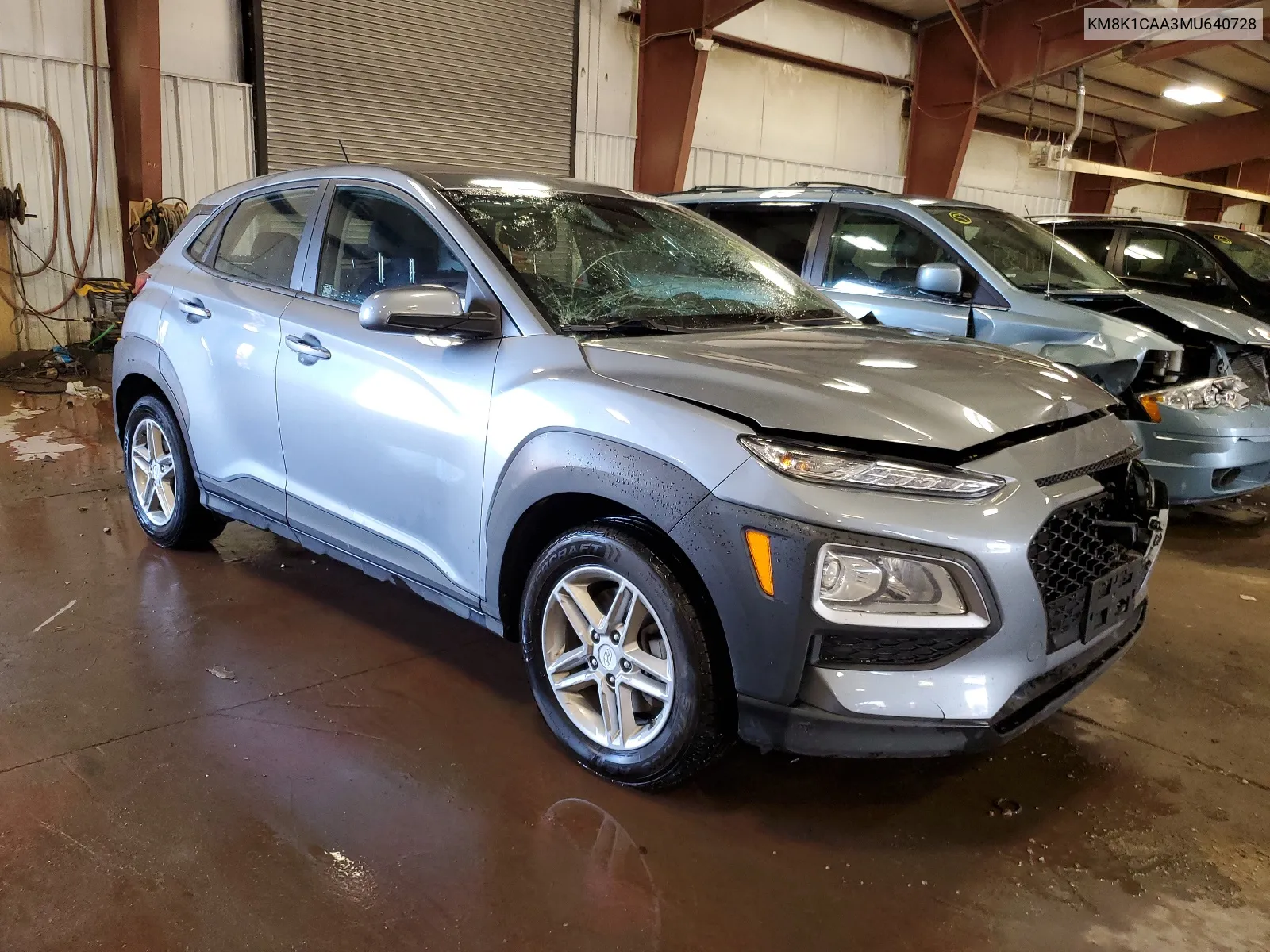 2021 Hyundai Kona Se VIN: KM8K1CAA3MU640728 Lot: 66595684