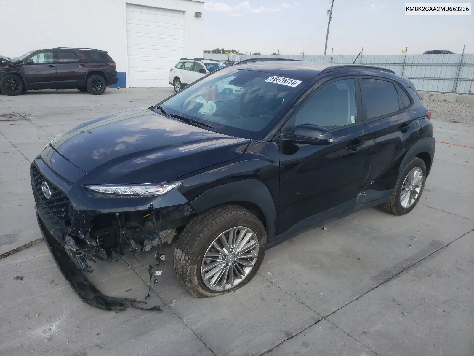 KM8K2CAA2MU663236 2021 Hyundai Kona Sel