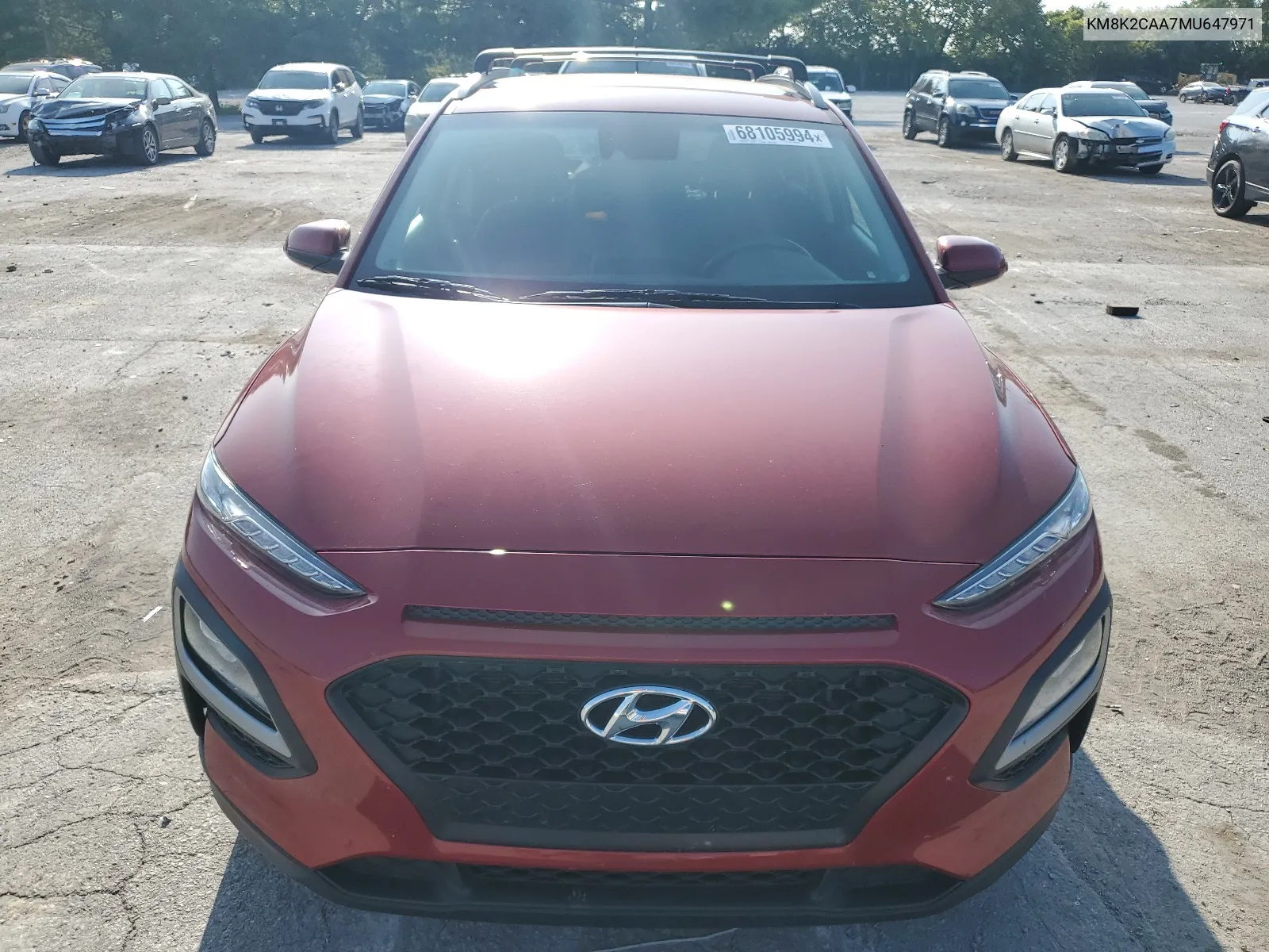 KM8K2CAA7MU647971 2021 Hyundai Kona Sel