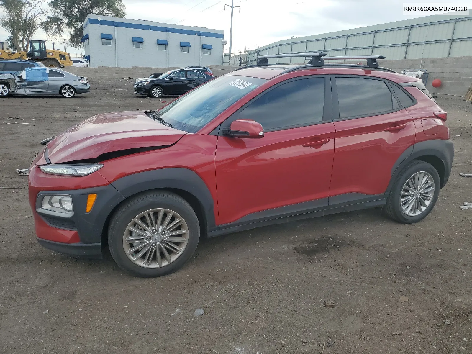 2021 Hyundai Kona Sel Plus VIN: KM8K6CAA5MU740928 Lot: 68567094