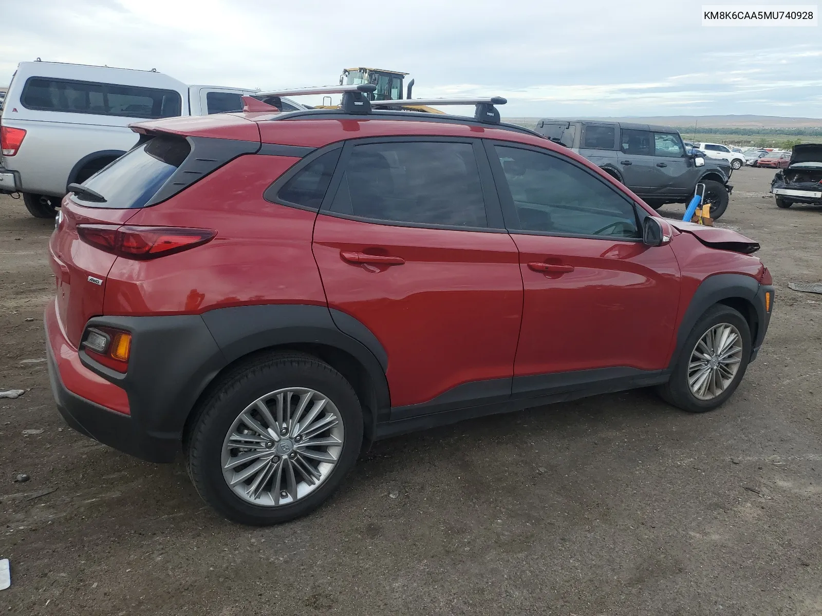 2021 Hyundai Kona Sel Plus VIN: KM8K6CAA5MU740928 Lot: 68567094