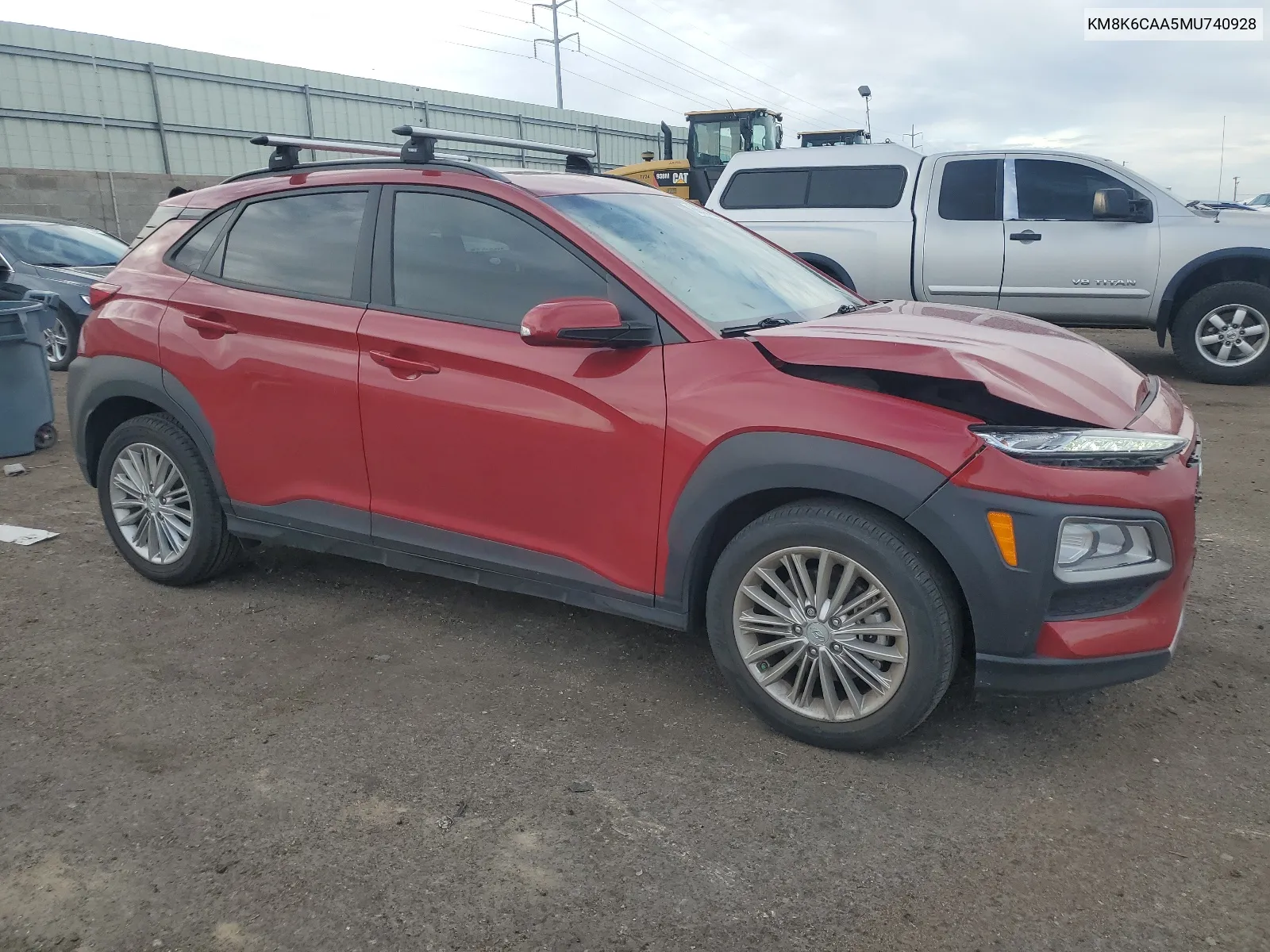 2021 Hyundai Kona Sel Plus VIN: KM8K6CAA5MU740928 Lot: 68567094