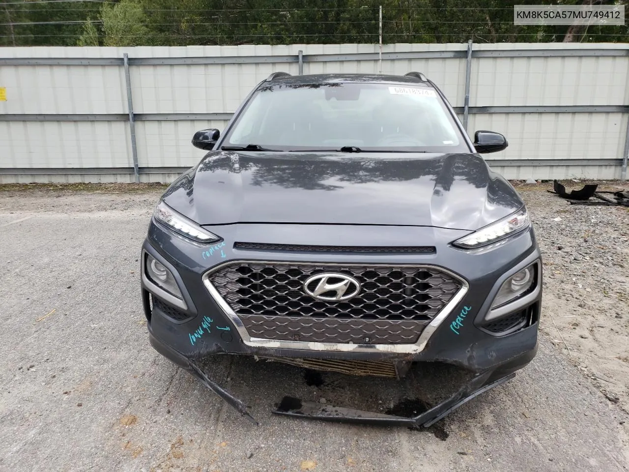 KM8K5CA57MU749412 2021 Hyundai Kona Ultimate